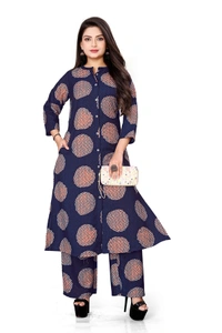 Arihant Creations Women's Rayon Long Co-Ord Set - Elegant & Comfortable - Extra Large (XL), Extra Large (XL)
