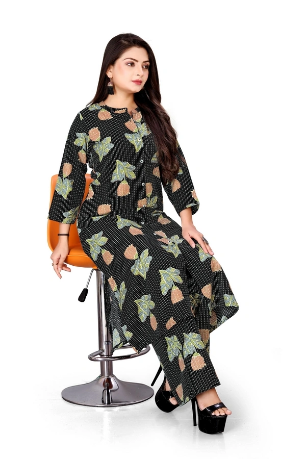 Arihant Creations Women's Rayon Long Co-Ord Set - Elegant & Comfortable - Extra Large (XL), Extra Large (XL)