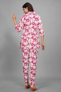 Arihant Creations Women's Rayon Printed Co-Ord Set - Stylish & Comfortable - Extra Large (XL), Extra Large (XL)