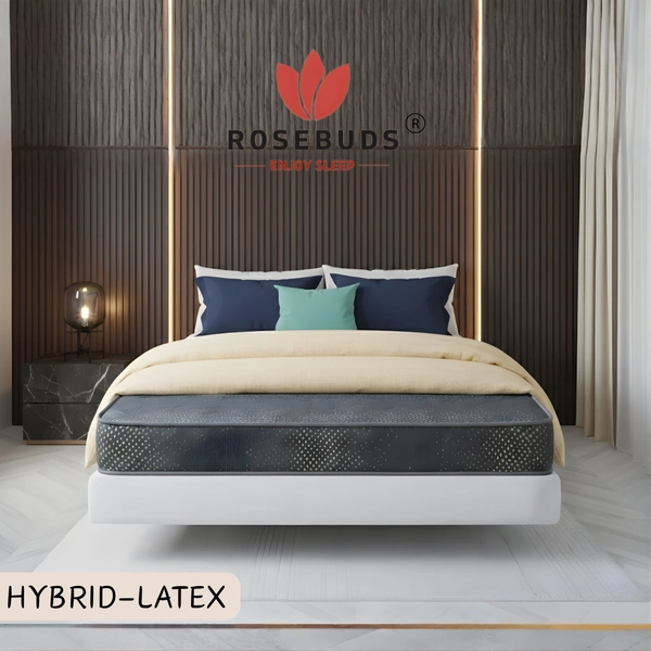 ROSEBUDS HYBRID-LATEX MATTRESS WITH MEMORY FOAM TOP 5"