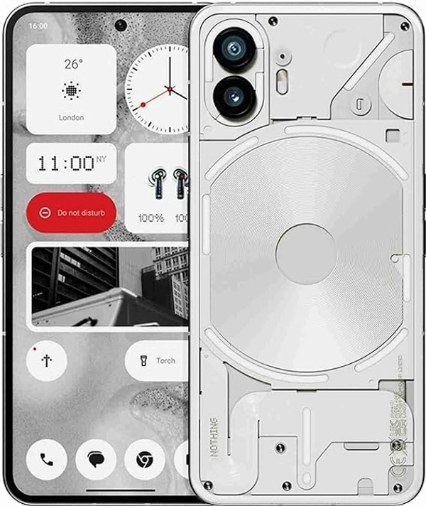 Nothing Refurbished Nothing Phone (2) 5G (White) - 12 GB RAM, 256 GB Storage