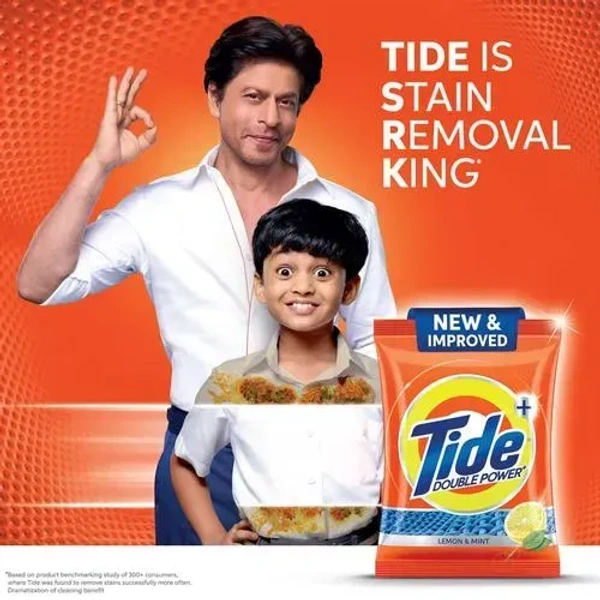 Tide Double Power Jasmine & Rose Detergent Powder 1 kg - 1 Kg