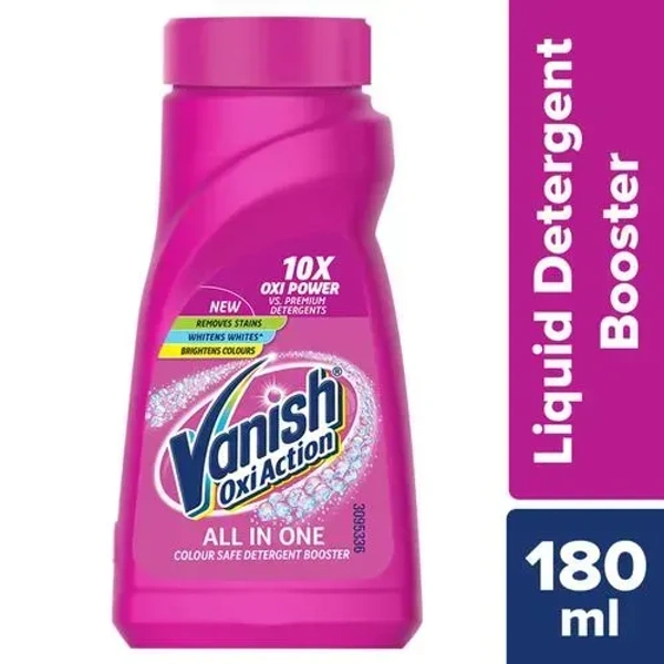 Vanish Oxi Action All In One Stain Remover Detergent Liquid, 400 ml - 180 ml