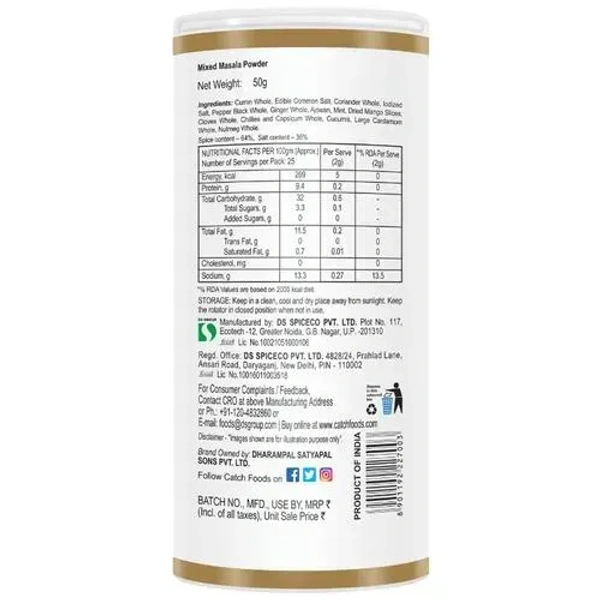 Catch Raita Masala Sprinklers, 50 g Can - 50 Gm