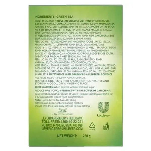 Lipton Green Tea - Pure & Light, 250 g - 250 Gm