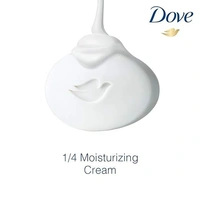 Hindustan Uniliver Dove Cream Beauty Bathing Bar For 24 Hour Nourished Skin with ¼ Moisturising Cream and Nutrient Serum (Pack of 5) 125g each - 125g x 5