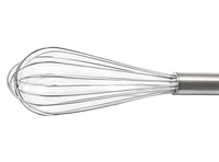 Home Multiuses Stainless Steel Kitchen Utensil Balloon Shape Wire Whisk, Egg Beater, Kitchen Tool, 20cm (Silver)