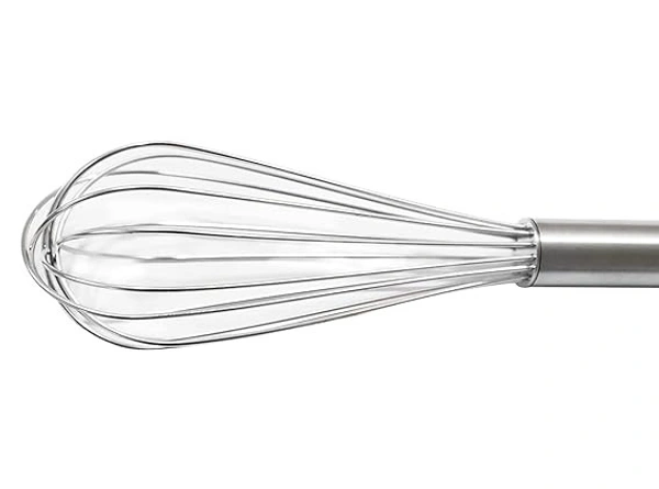 Home Multiuses Stainless Steel Kitchen Utensil Balloon Shape Wire Whisk, Egg Beater, Kitchen Tool, 20cm (Silver)