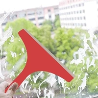 Kitchen Platform & Glass Squeegee Wiper All-Purpose Cleaning Windows Car Windshield Bathroom Mirrors Table Cleaner (Set of 2, Random Colours)