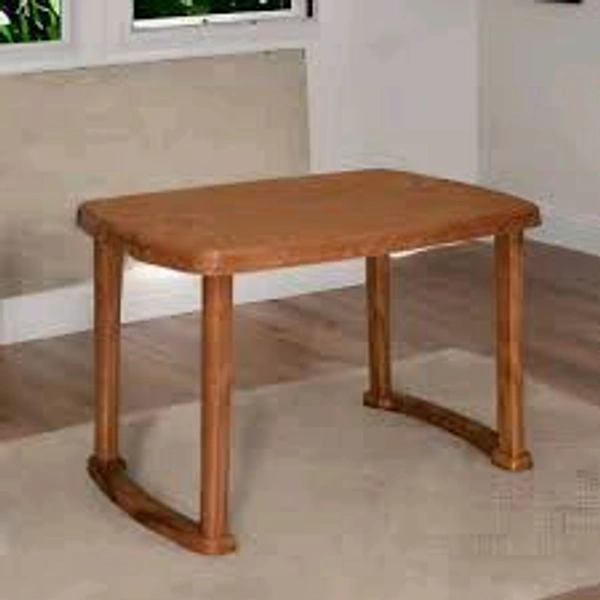National Drops Dining Table  - Brown