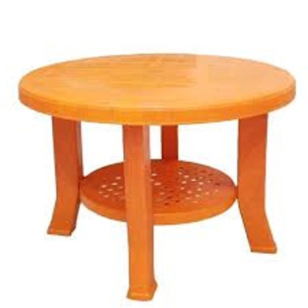 Vespa Round Tea Table  - Web Orange