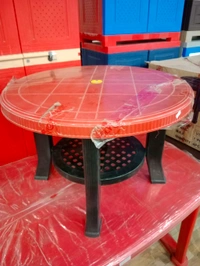 Vespa Round Tea Table  - Web Orange