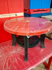 Vespa Round Tea Table  - Web Orange