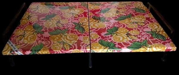 Folding Bed  - Tickle Me Pink, 72×36