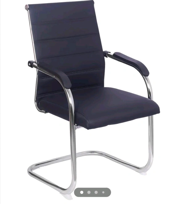 Pu Visitor Chair  - Black