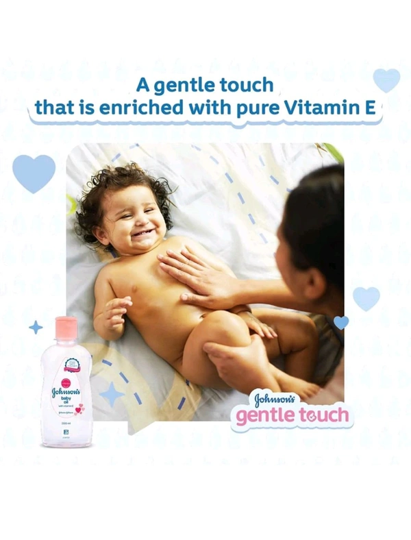 Johnson's Baby Oil With Vitamin E - 50ml