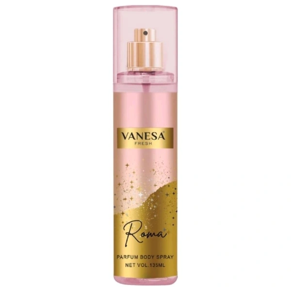 VANESA FRESH Roma Perfume Body Spray With Long Lasting Fragrance For Gents & Ladies Body Mist For Men & Women - 135ml