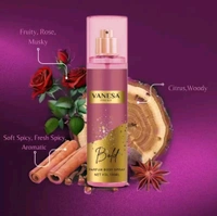 VANESA FRESH Bold Perfume Body Spray With Long Lasting Fragrance For Gents & Ladies Body Mist For Men & Women - 135ml