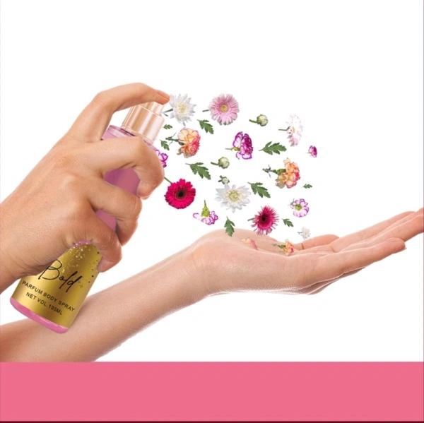 VANESA FRESH Bold Perfume Body Spray With Long Lasting Fragrance For Gents & Ladies Body Mist For Men & Women - 135ml