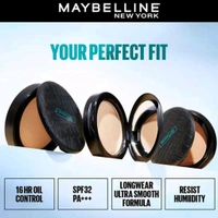 Maybelline New York Compact Powder, With SPF to Protect Skin from Sun, Absorbs Oil, Fit Me, 310 Sun Beige - 6g