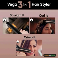 VEGA 3-in-1 Keratin Hair Styler (VHSCC-03)   - Rose Gold