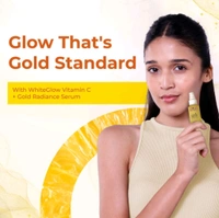 Lotus Herbals Whiteglow Vitamin C + Gold Radiance Face Serum - 15 Ml, Gold