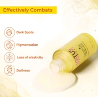 Lotus Herbals Whiteglow Vitamin C + Gold Radiance Face Serum - 15 Ml, Gold
