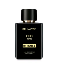 Bella Vita Organic CEO Man Intense EDP Perfume For Him  - Black, 100ml