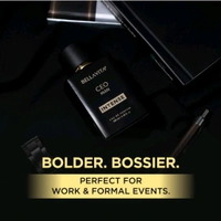 Bella Vita Organic CEO Man Intense EDP Perfume For Him  - Black, 100ml