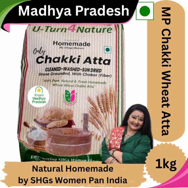 MP Chakki Wheat Atta with Fiber- Simply Homemade