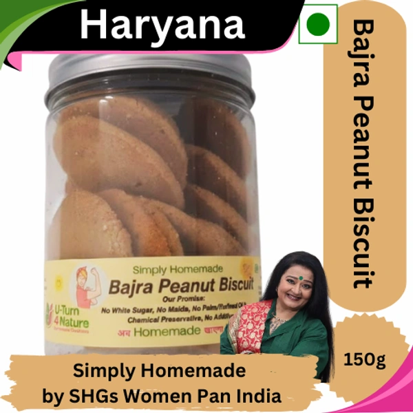 Bajra Peanut Biscuit- Simply Homemade