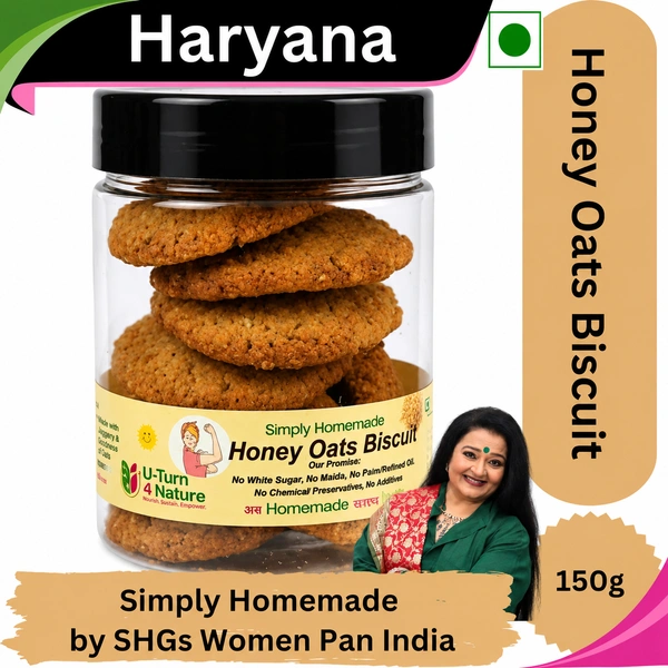 Honey Oats Biscuit- Simply Homemade - 150g