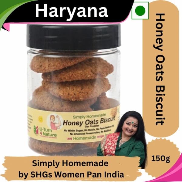 Honey Oats Biscuit- Simply Homemade