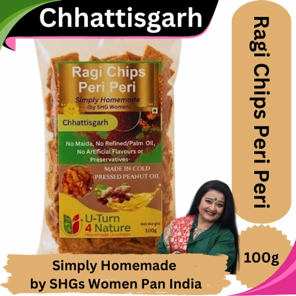 Ragi Chips Peri Peri- Simply Homemade