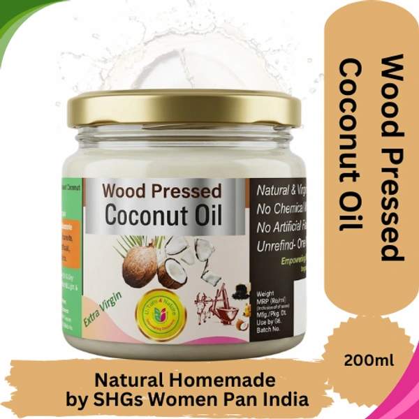Wood Pressed Coconut Oil- Simply Homemade