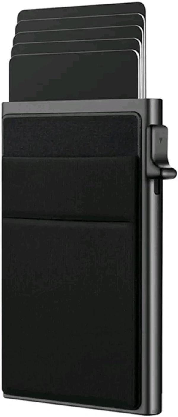 Pop Up Card Holder Wallet - Black