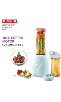 USHA Usha On The Go Blender 350 Watt NB30X1 (Pastel Green)
