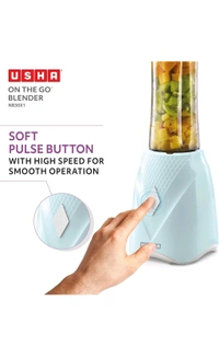 USHA Usha On The Go Blender 350 Watt NB30X1 (Pastel Green)