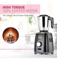 Usha Colt Prime Mixer Grinder 500 Watt (Black) - Black