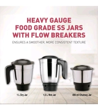 Usha Colt Prime Mixer Grinder 500 Watt (Black) - Black