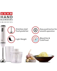 Usha Hand Blender HB400CSS 400 Watt (White)