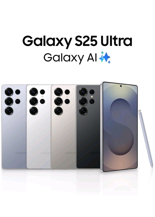 Samsung Galaxy S25 Ultra 5G AI SmartPhone, 12 GB RAM, 256 GB Storage