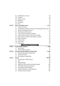 Morphology, Anatomy and Embryology of Angiosperms as Per FYUGP NEP