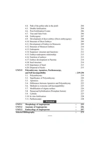 Morphology, Anatomy and Embryology of Angiosperms as Per FYUGP NEP