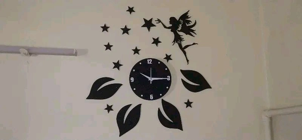 Angle and Star wall clock