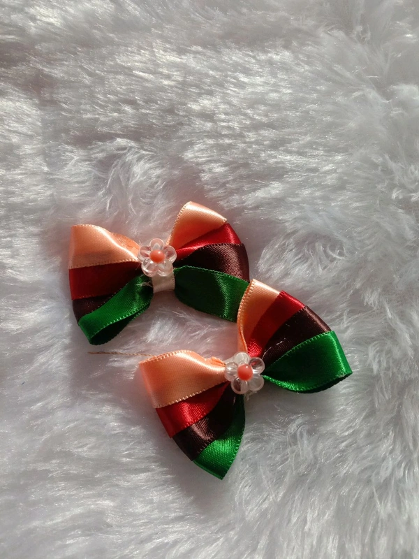 Kids Bow  - Pink Swan, Small