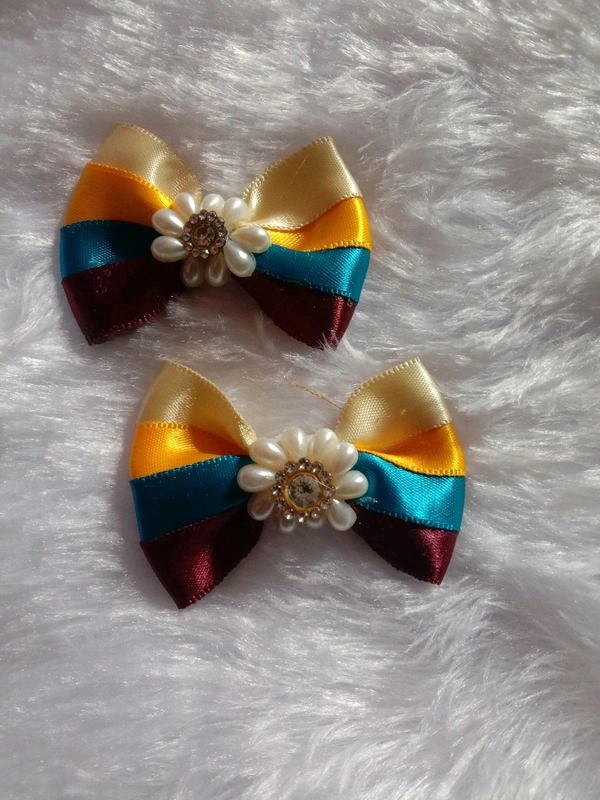 Kids Bow  - Pink Swan, Small
