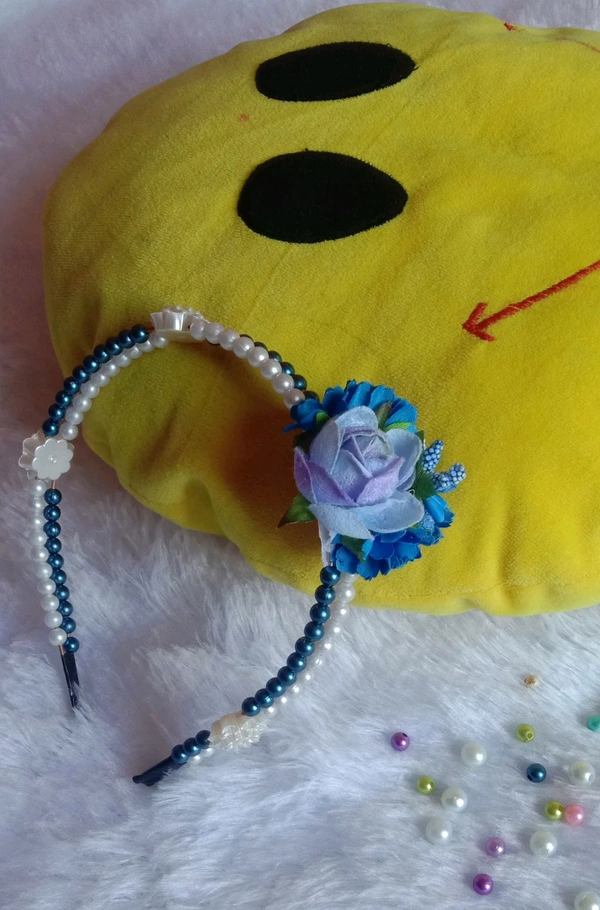 Kids Headband  - Royal Blue, 5 Month Above
