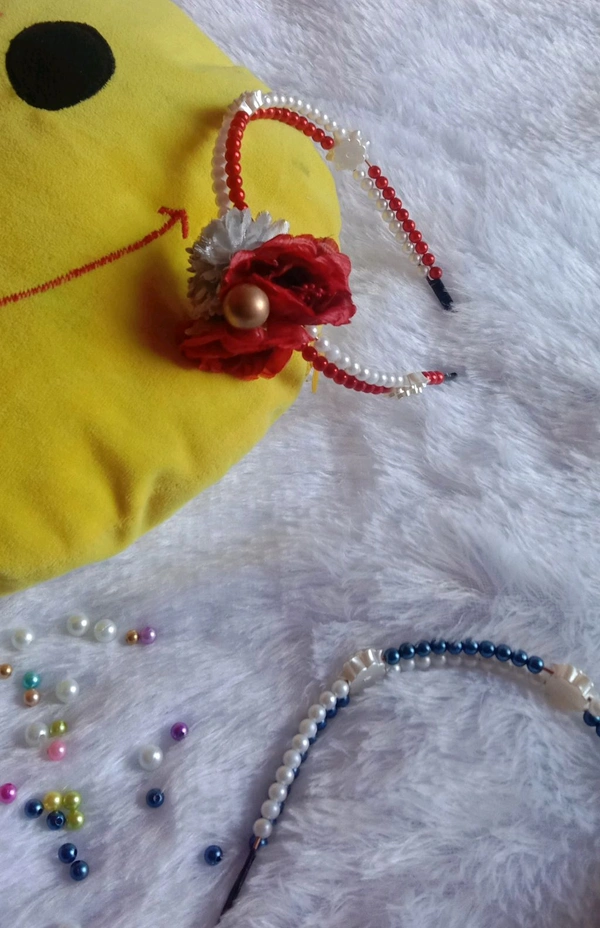 Kids Headband  - Red, 5 Month Above