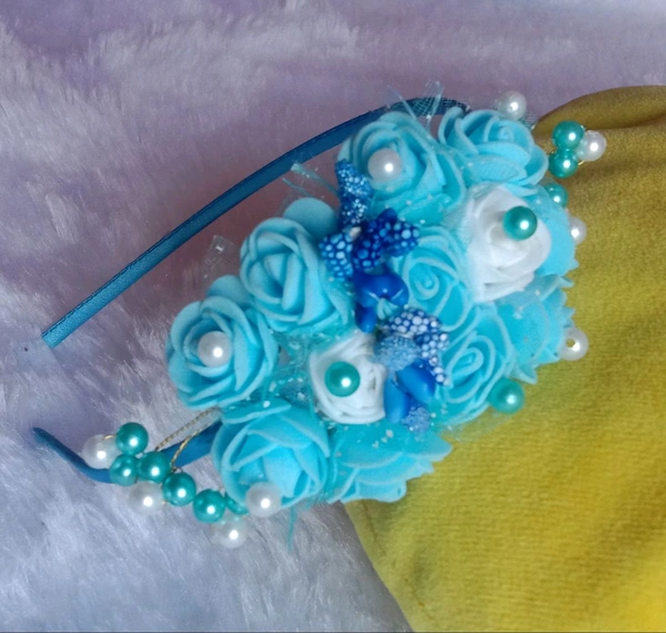 Kids Headband  - Dodger Blue, 5 Month Above